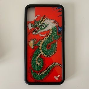 Dragon Wildflower iPhone XS Max case